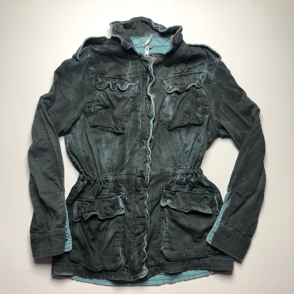 Stone Washed Free People Jacket